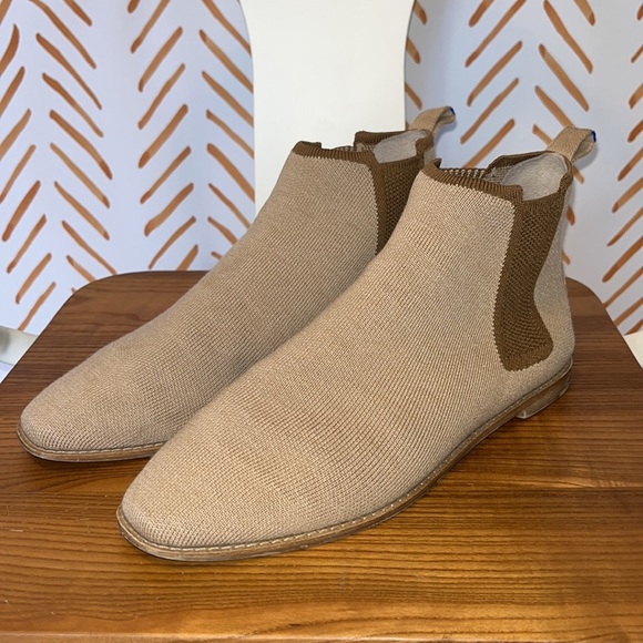 Rothy’s The Merino Wool Chelsea Ankle Boot in Chestnut Brown size 9.5 - Picture 9 of 15